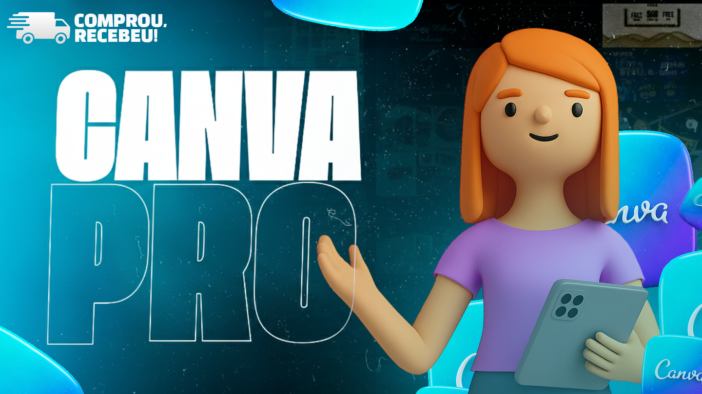 CANVA PRO - LINK CONVITE - PLANO MENSAL 30 DIAS