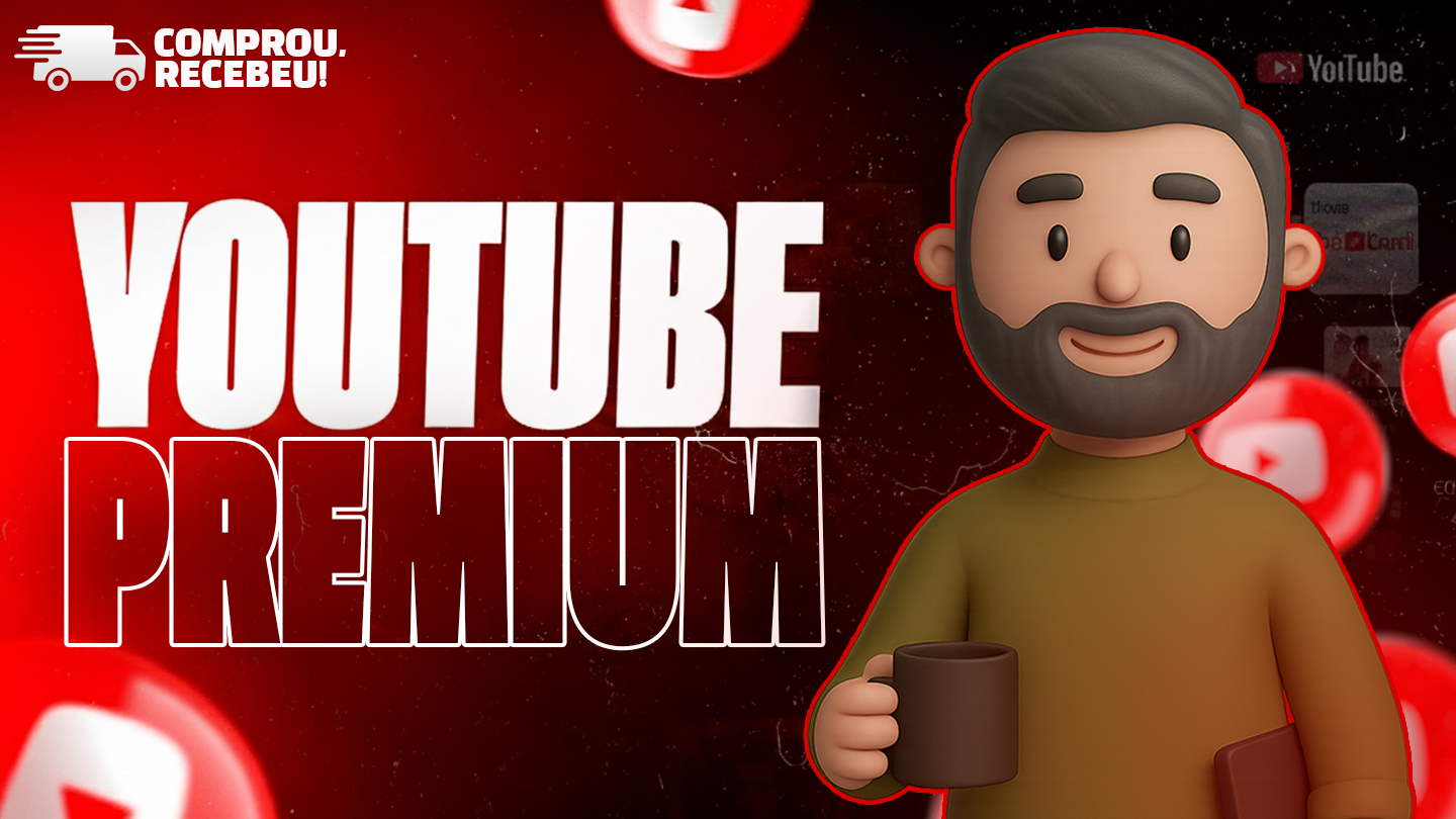 YOUTUBE PREMIUM - LINK CONVITE - PLANO MENSAL 30 DIAS
