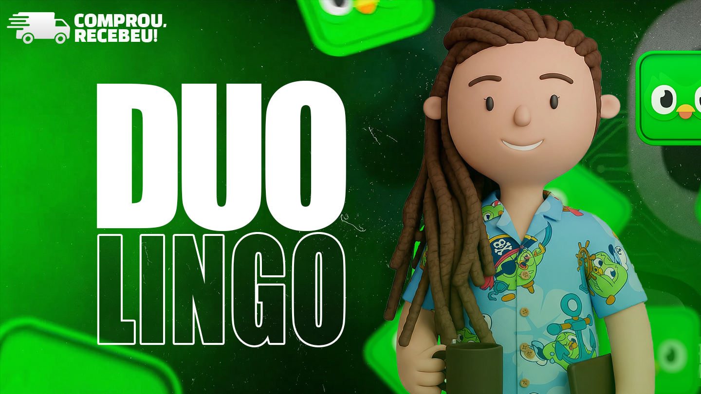 DUOLINGO SUPER - ACESSO PRIVADO - PLANO MENSAL 30 DIAS